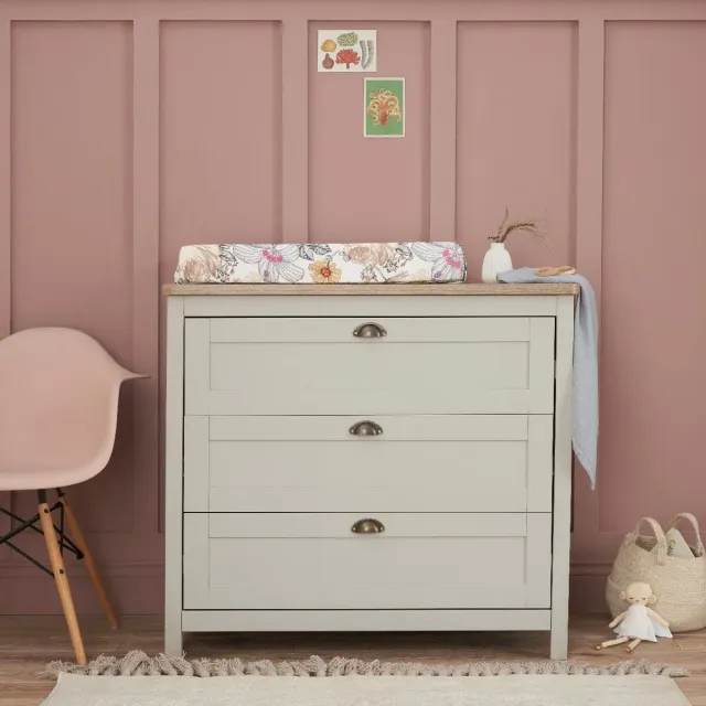 Tutti Bambini Verona komoda s přebalovákem Oak Dove Grey
