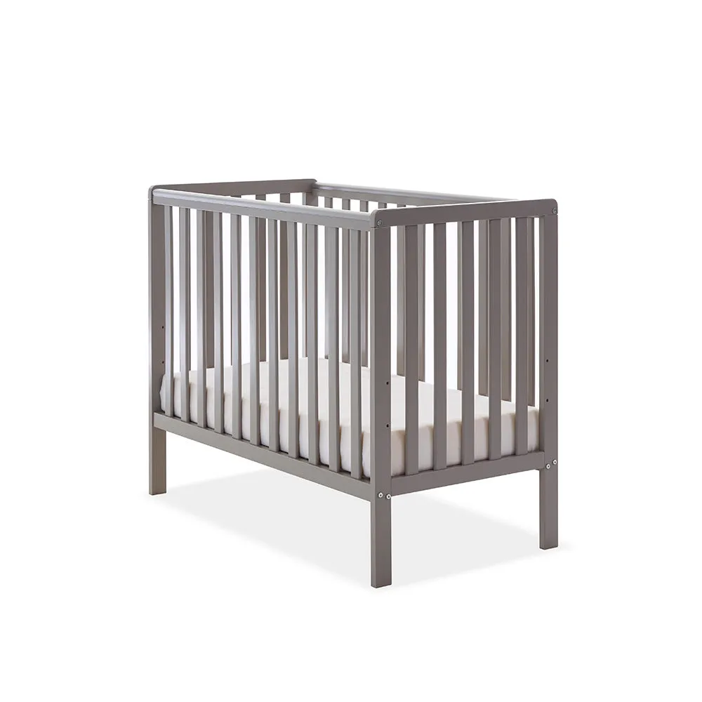 Obaby Bantam Space Saver Cot postýlka taupe grey s úložným šuplíkem