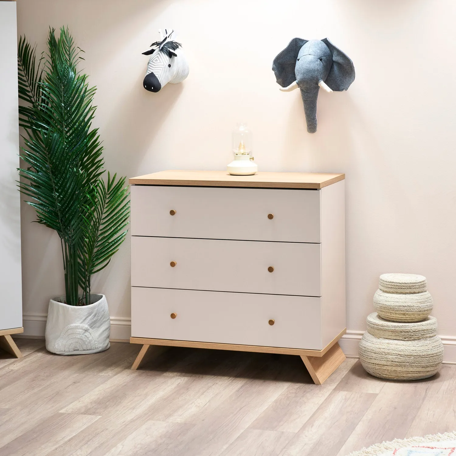 Obaby Thea přebalovací komoda Latte se 3 zásuvkami