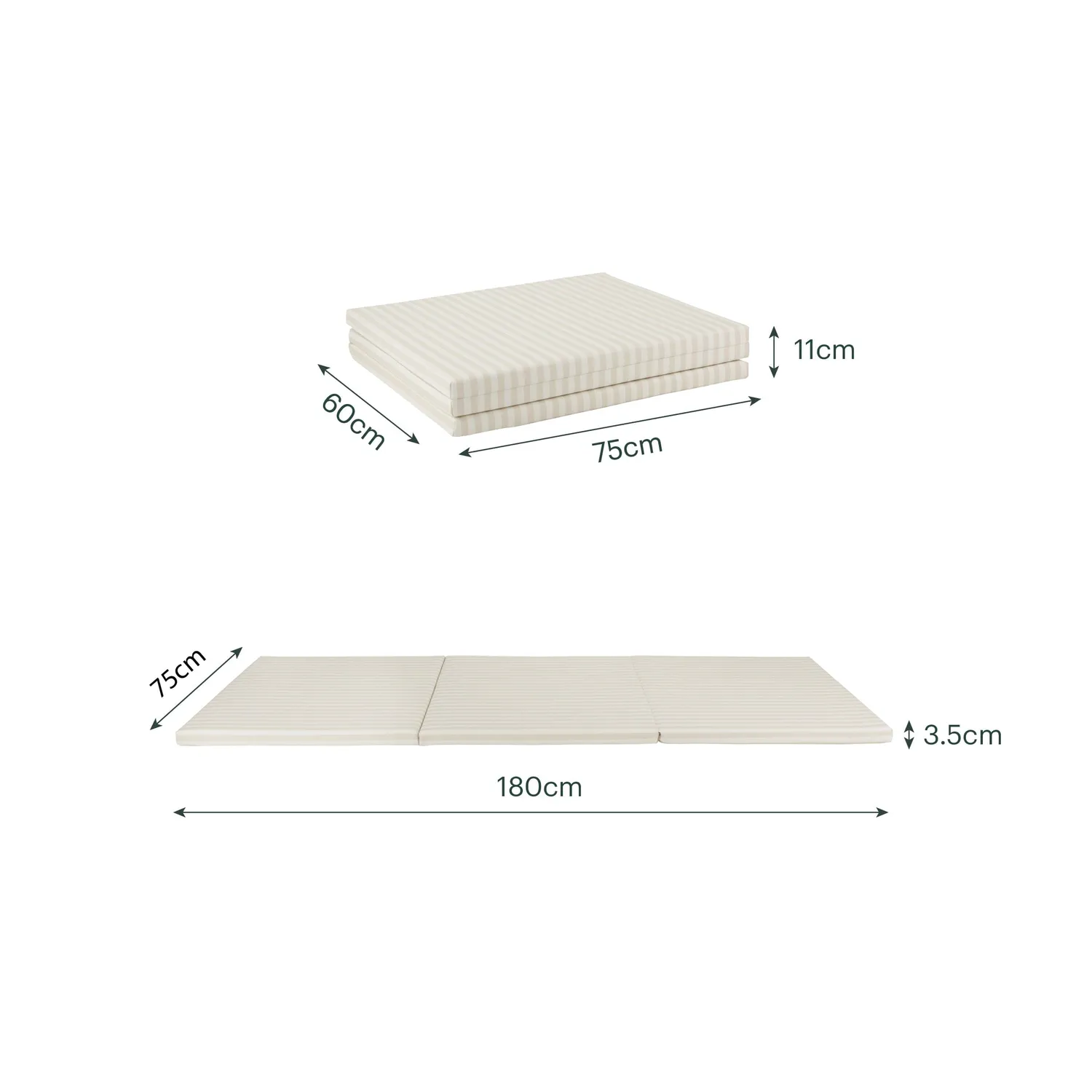 Cuddleco Soft Play 3-Fold skládací žíněnka