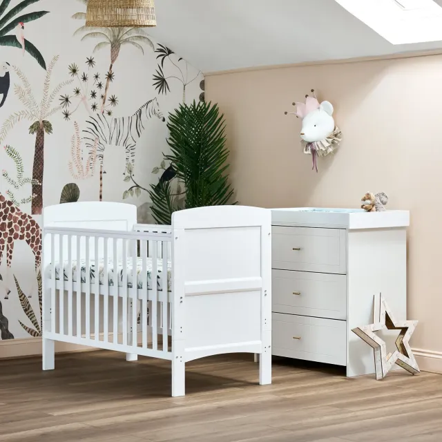 Obaby Grace Mini pokojová sestava 120×60 bílá 2dílná