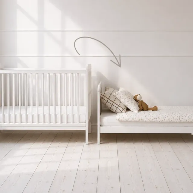 Woodies Classic Cot Bed 140×70 dětská postýlka bílá