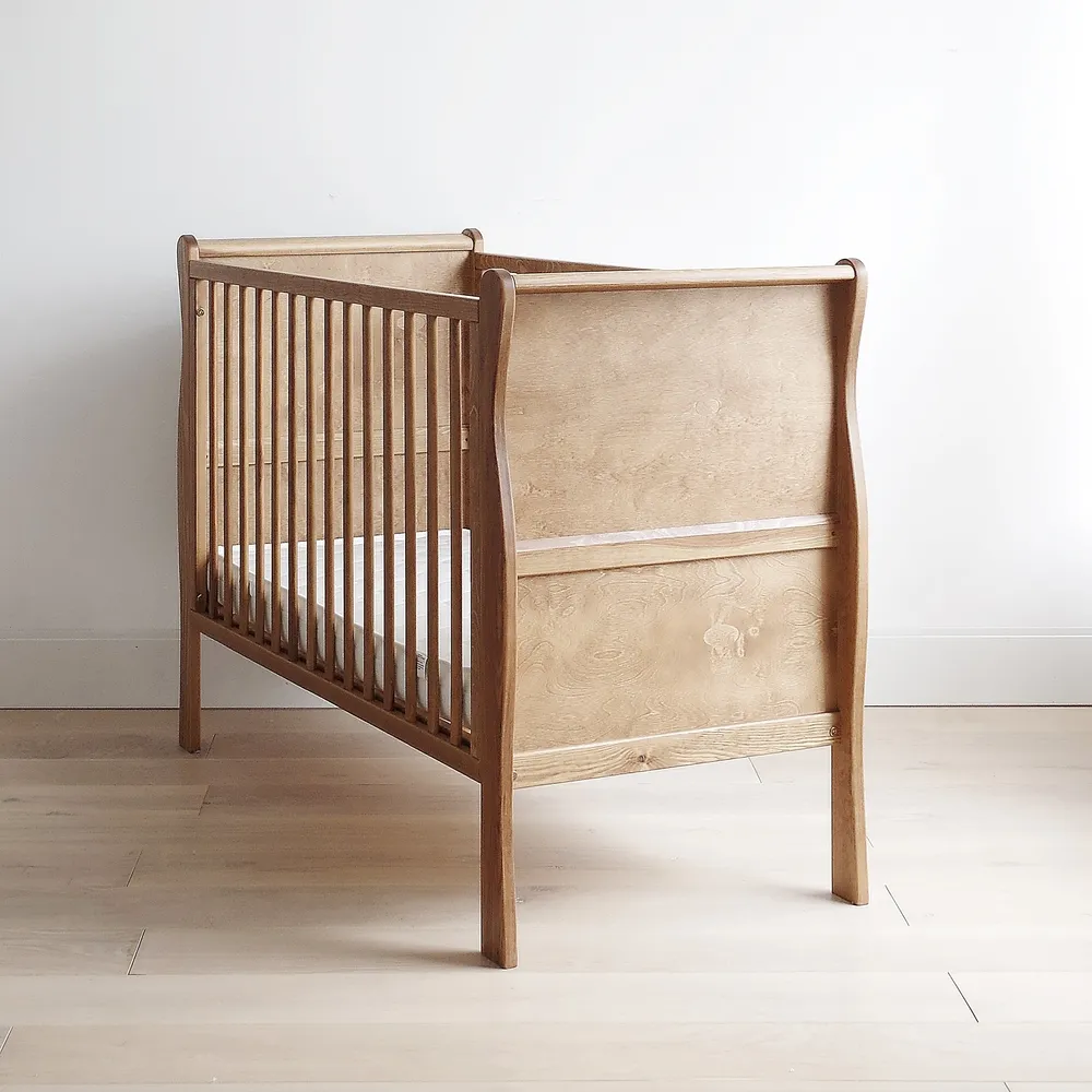 Woodies Noble Cot 120×60 vintage plochý bok pro postýlku