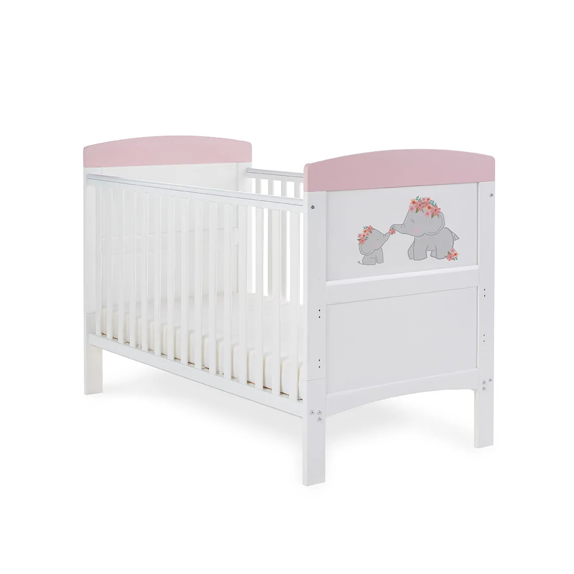 Obaby Grace Inspire postýlka 140×70, přestavba na postel