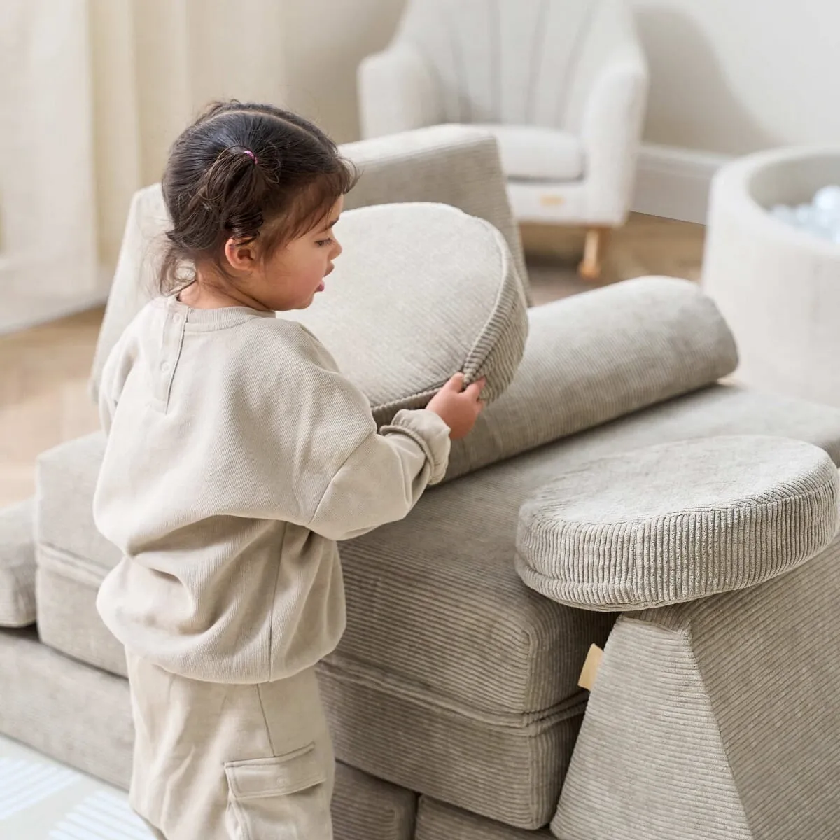 Tutti Bambini Playrama Montessori Kids Play Sofa pohovka Mushroom