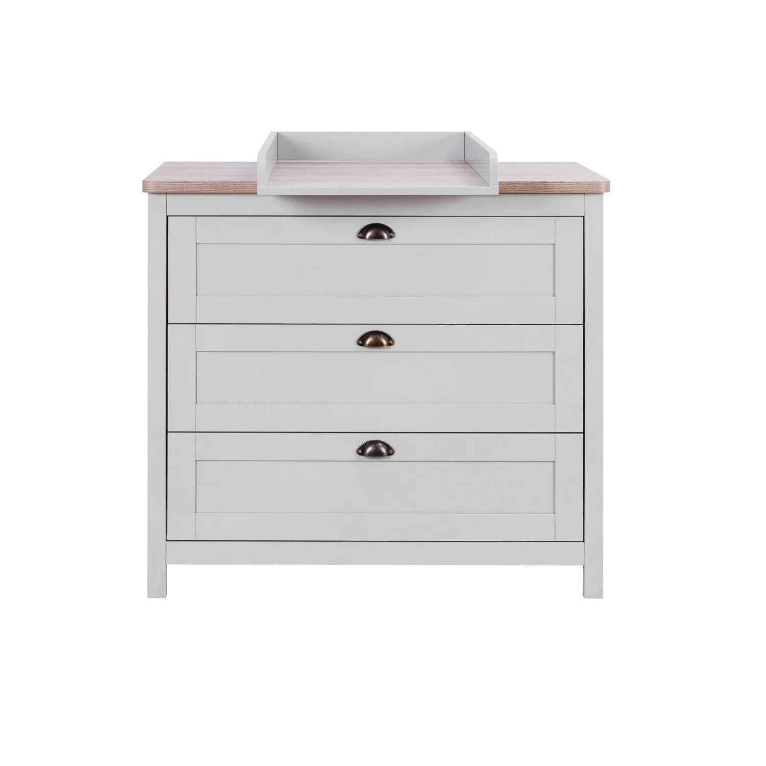Tutti Bambini Verona komoda s přebalovákem Oak Dove Grey
