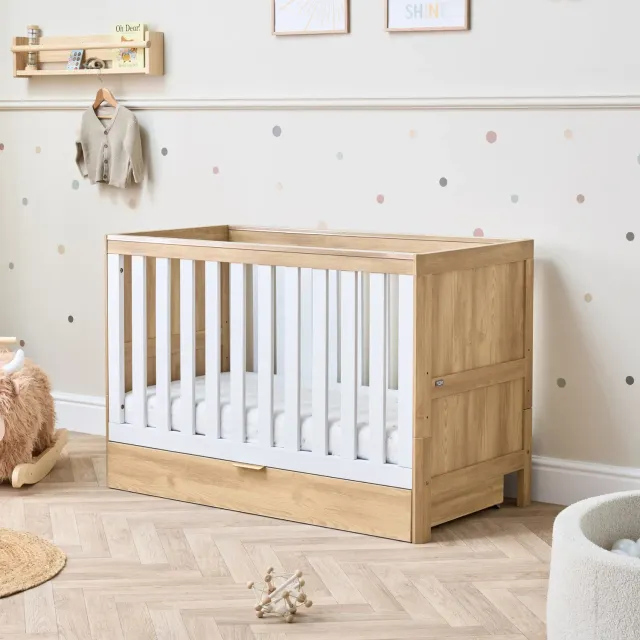 Tutti Bambini Riley mini postýlka se šuplíkem