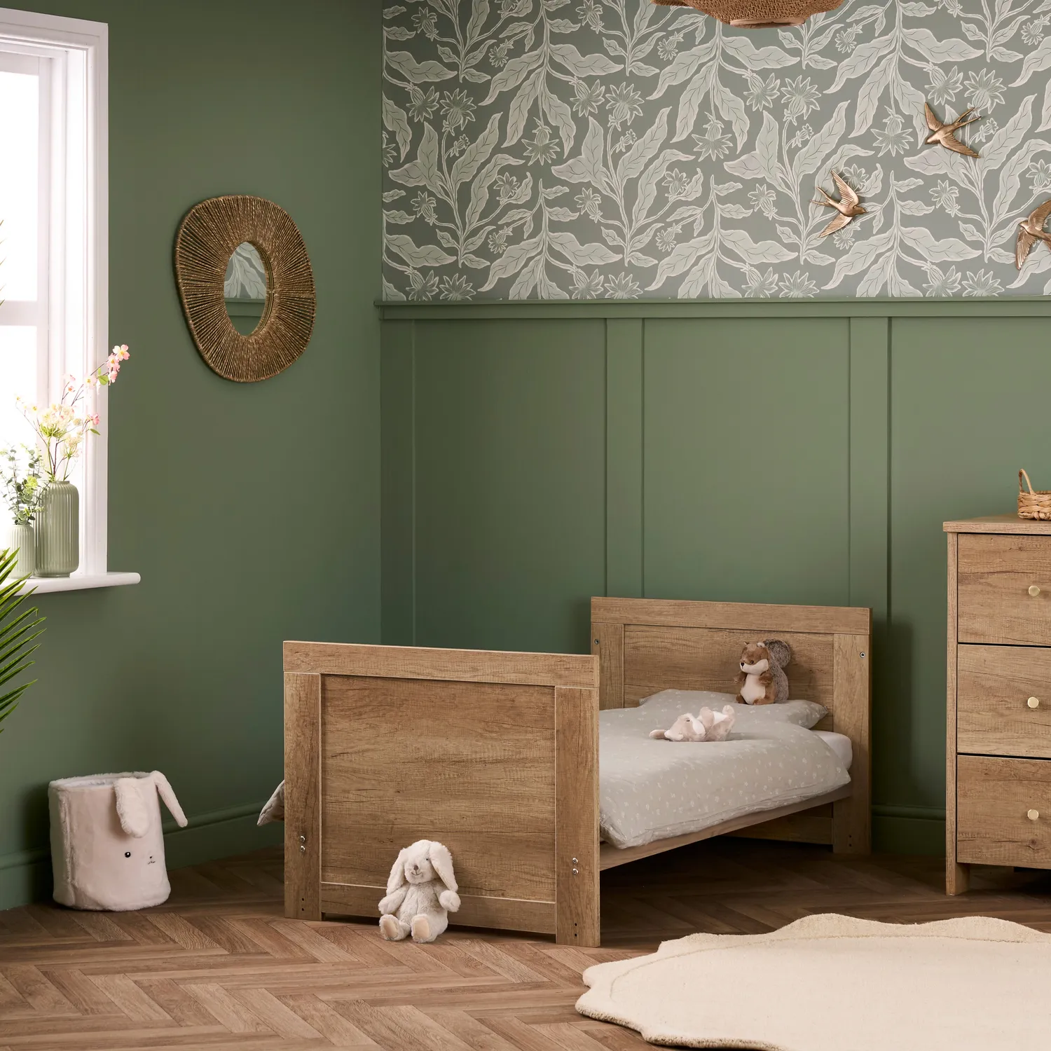Obaby Nika Cot Bed postýlka 140 x 70 cm