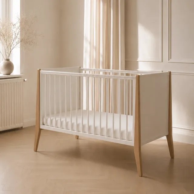 Woodies Slim Cot 120×60 kojenecká postýlka vintage