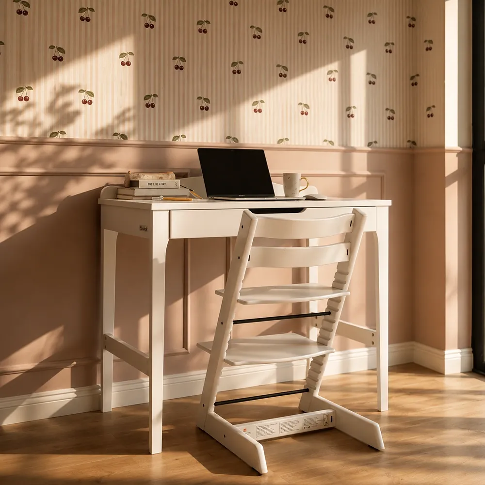 Woodies Stardust Desk psací stůl se zásuvkou bílý