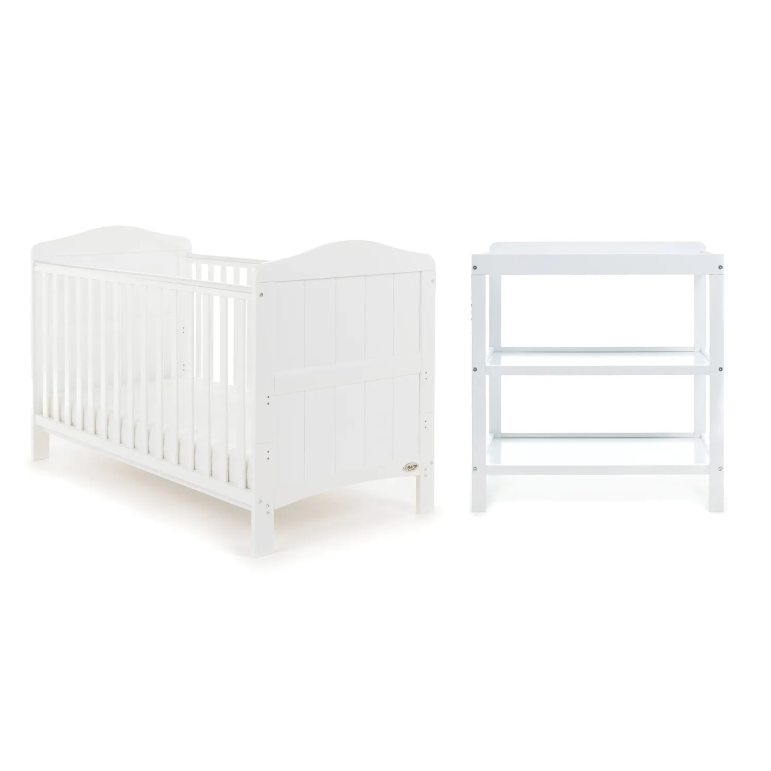 Obaby Whitby 2dílná sestava 140x70 bílá rostoucí