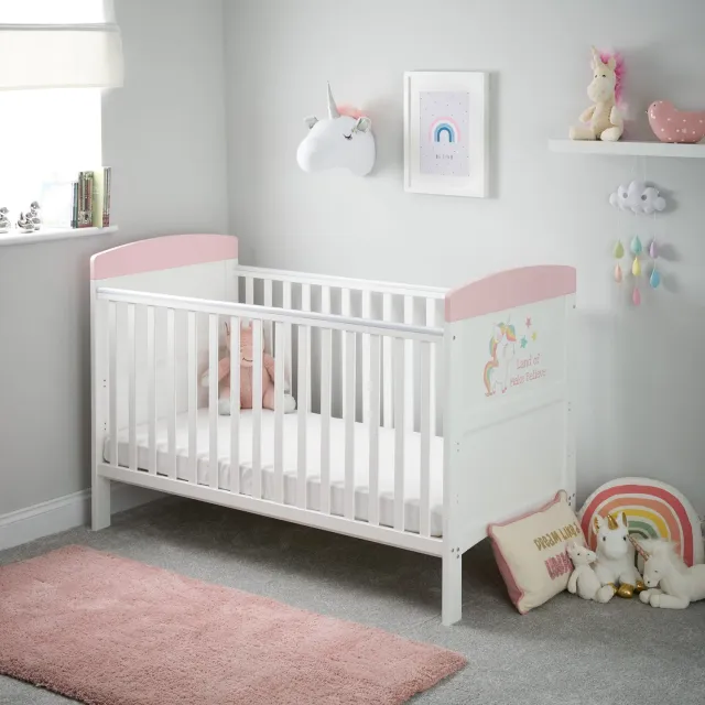 Obaby Grace Inspire postýlka 140×70, přestavba na postel