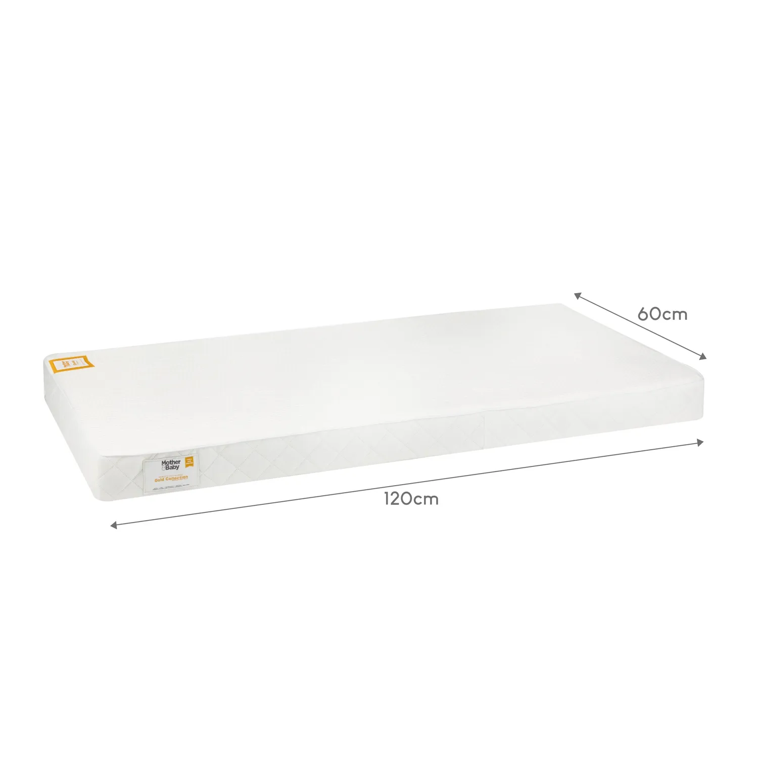 Mother&Baby White Gold matrace do postýlky 120×60 antialergenní