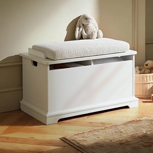 Cuddleco Beaumont úložný box s polštářem White