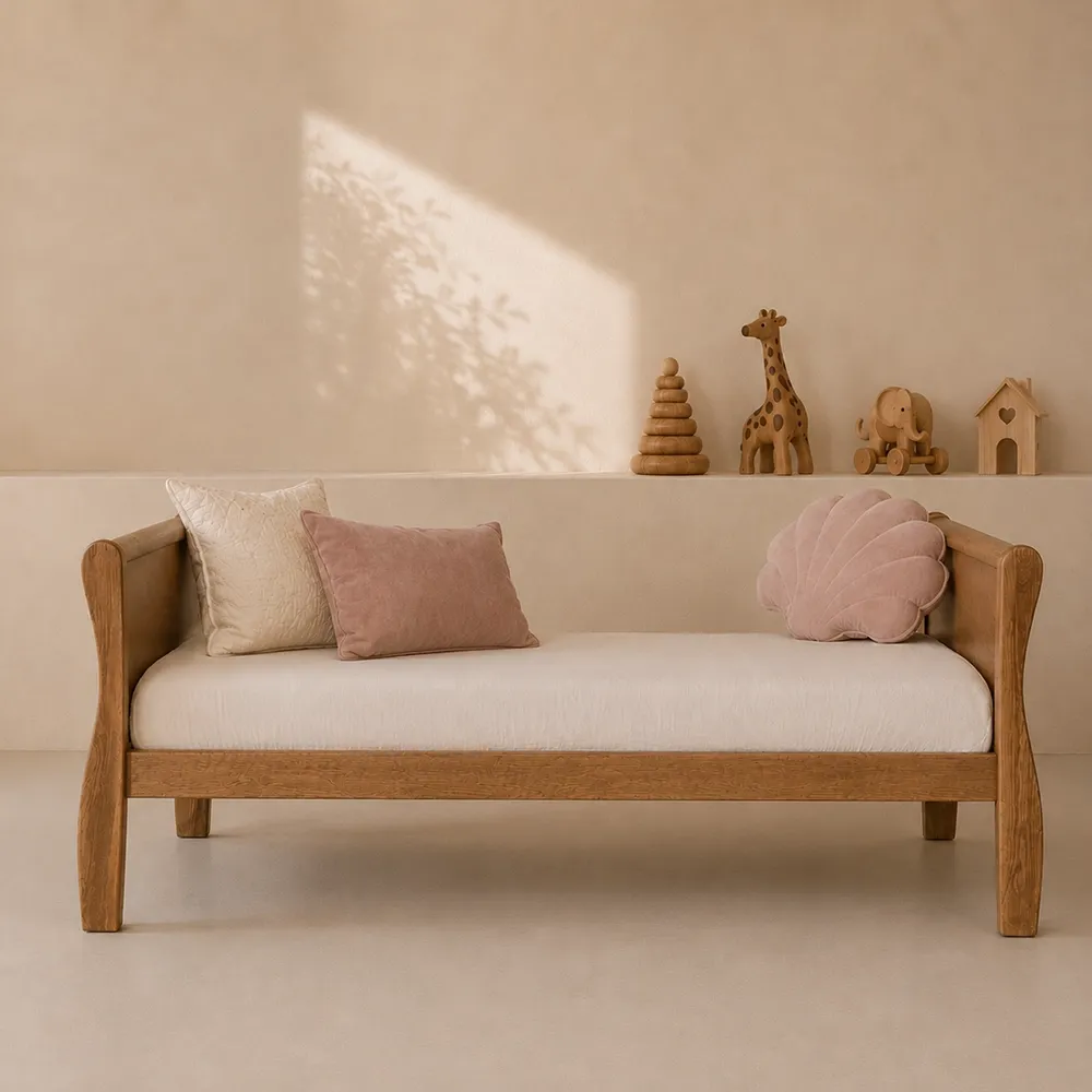 Woodies Noble Cot Bed vintage 140×70 dlouhý bok