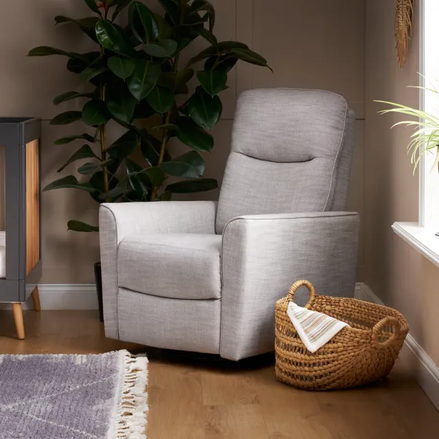 Obaby Savannah Swivel Glider polohovací křeslo Pebble