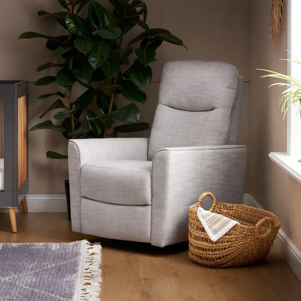 Obaby Savannah Swivel Glider polohovací křeslo Pebble
