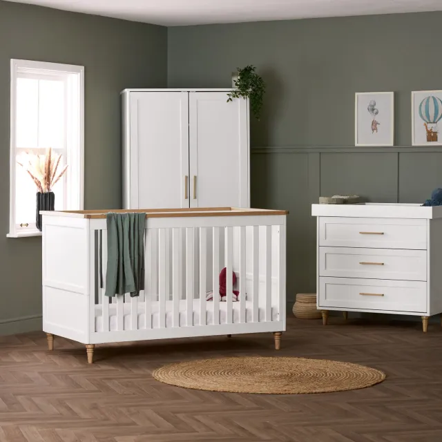 Obaby Orla 3 Piece Room Set nábytková sestava bílá s dubem