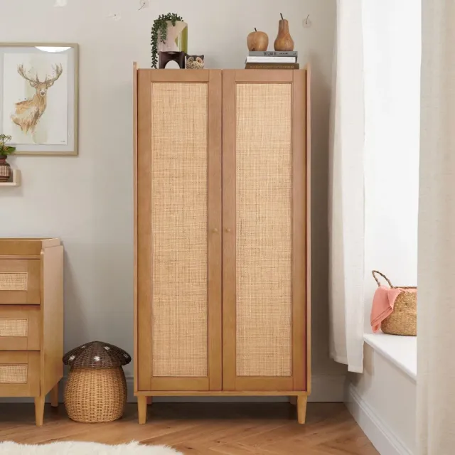 Tutti Bambini Japandi šatní skříň s LED světlem
