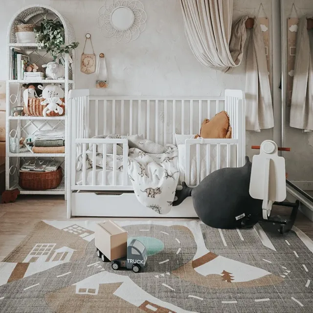 Woodies Classic Cot 120×60 dětská postýlka bílá