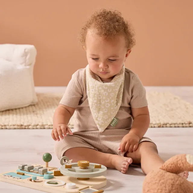 Tutti Bambini savé mušelínové bryndáčky 3 ks