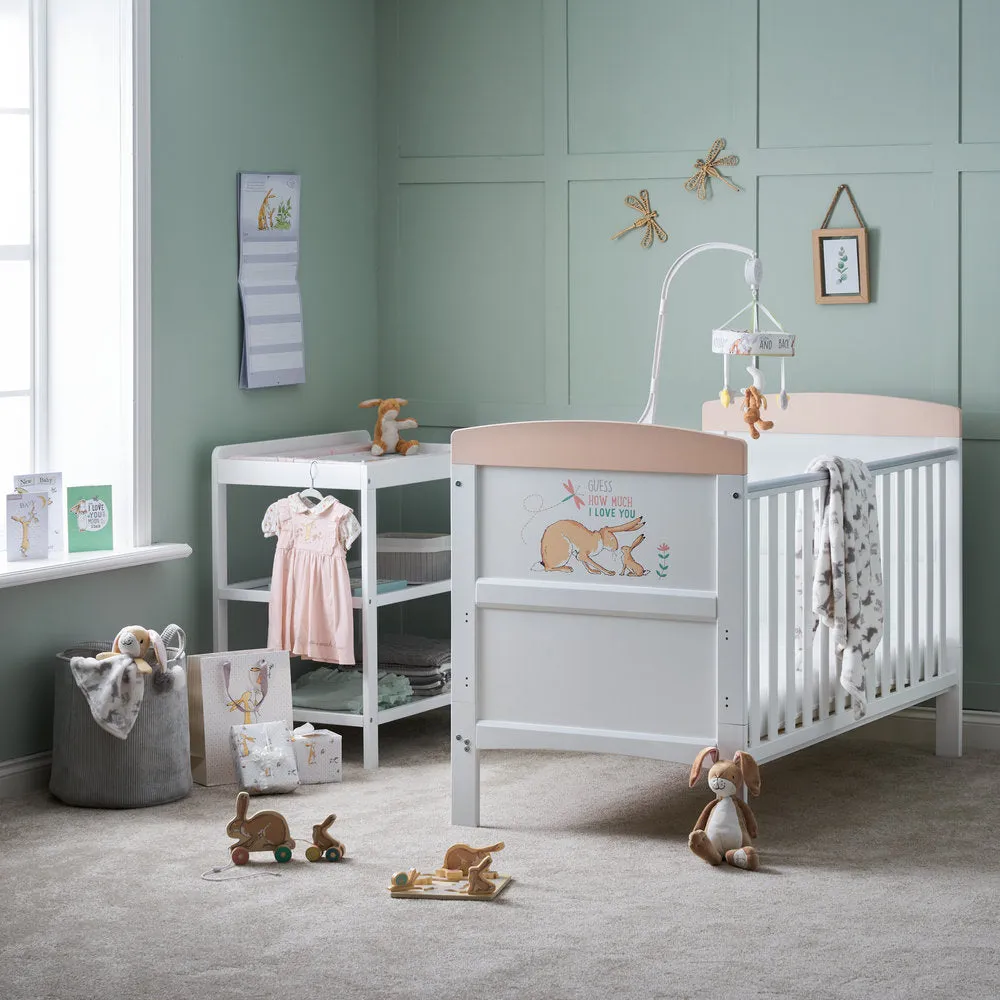 Obaby Grace Inspire postýlka 140×70, přestavba na postel