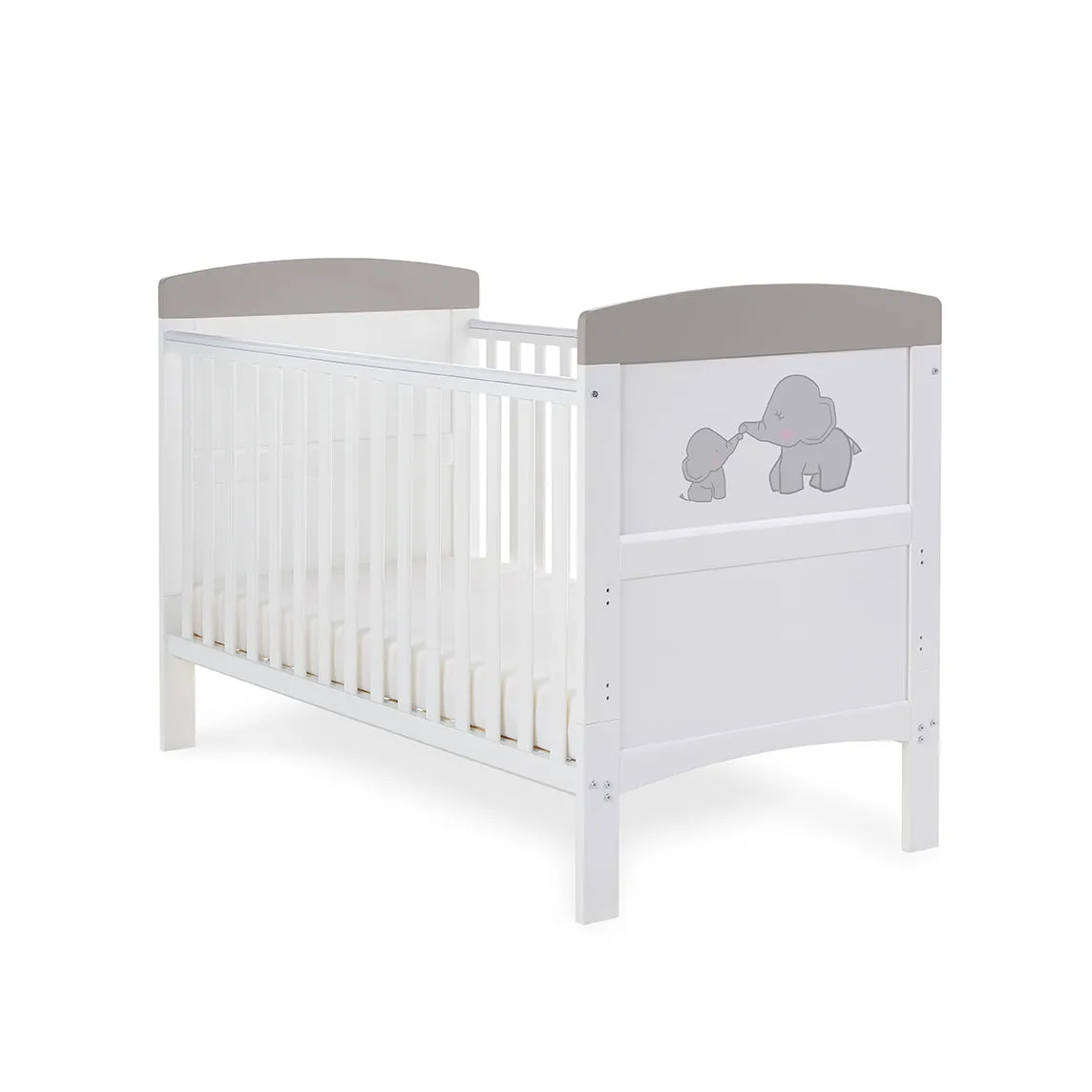 Obaby Grace Inspire postýlka 140×70, přestavba na postel
