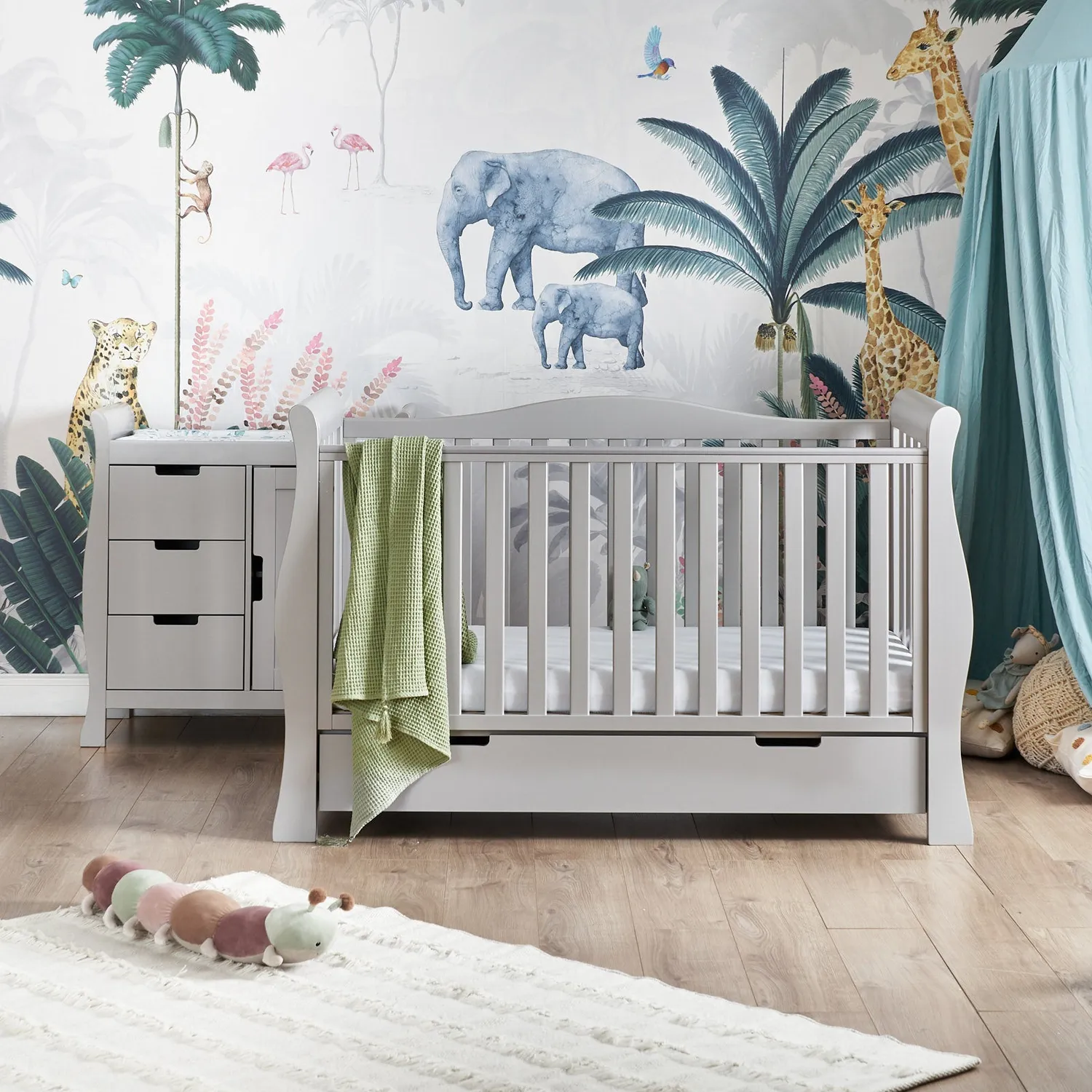 Obaby Stamford Luxe Sleigh pokojová sestava 2dílná 140×70