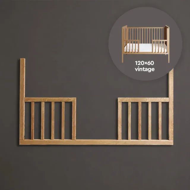 Woodies Classic Cot 120×60 vintage otevřený bok